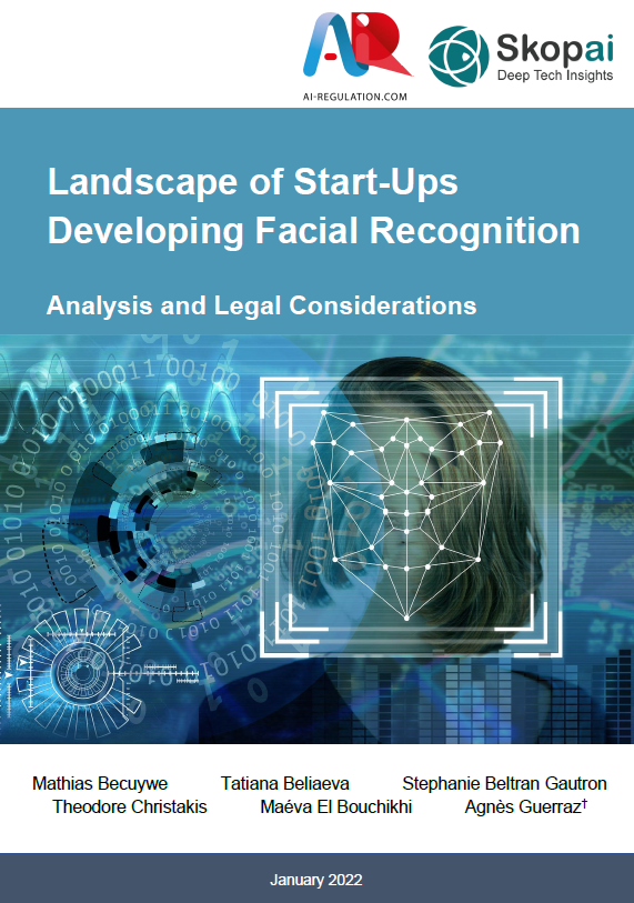 Report on facial recognition startups, data protection, legal considerations, and human rights